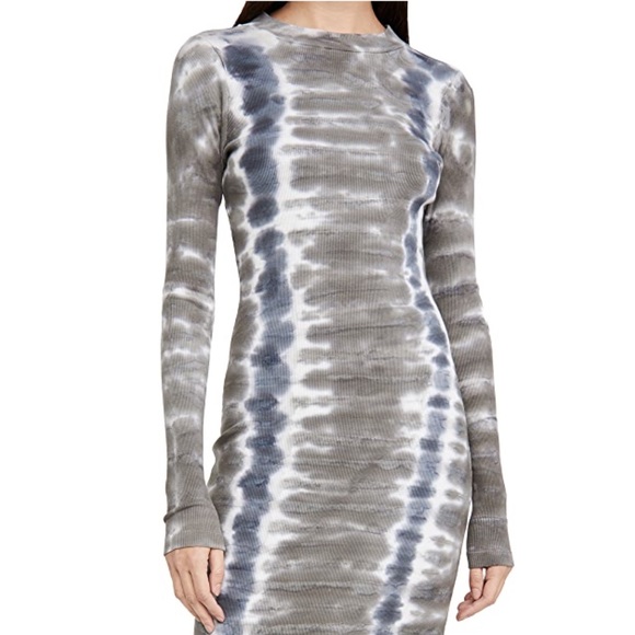 Young Fabulous \u0026 Broke Dresses | Yfb Young Fabulous and Broke Tie Dye Ribbed Dress | Color: Blue/Gray | Size: M | Dinokiss's Closet